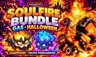 KIT DE HALLOWEEN + GAS DE FOGO // FRUTAS PERMANENTES, PASSES, FRAGMENTOS, CHI