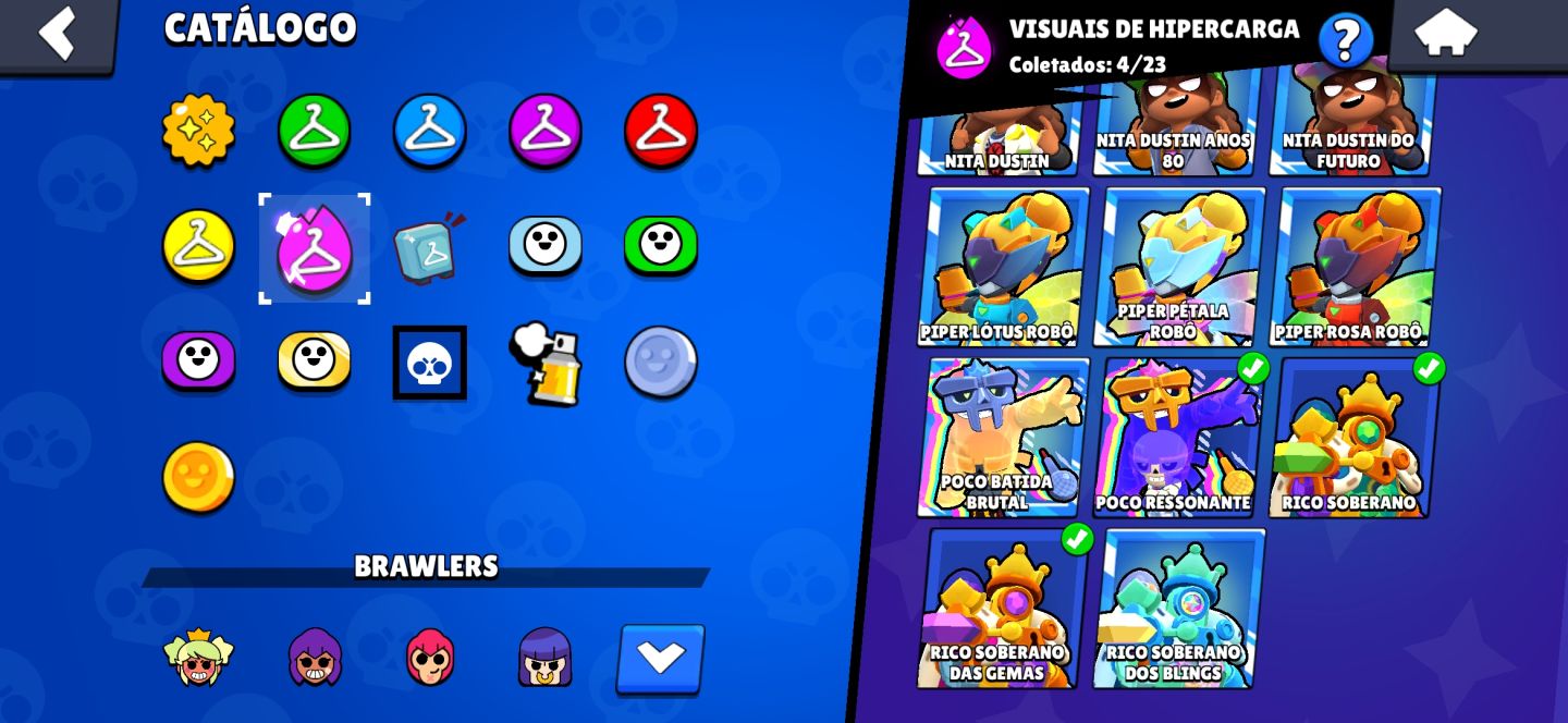 CONTA CLASH ROYALE 9 ANOS + BRAWL STARS 600 GEMAS + HAY DAY