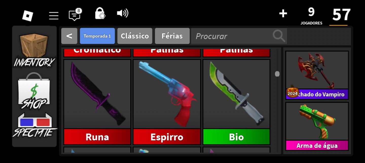 Facas comuns mm2