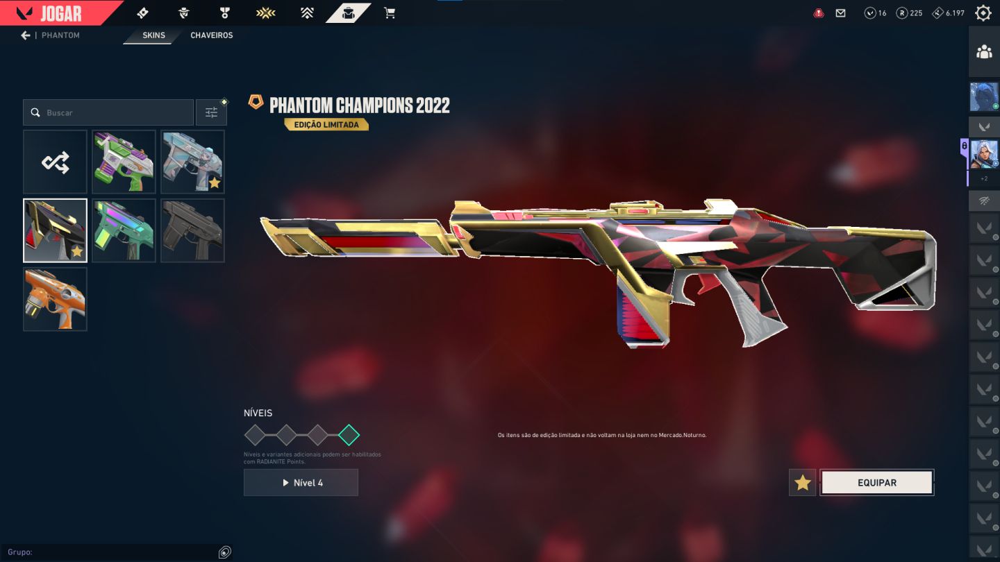 Conta de Valorant com skins valor Negociavel