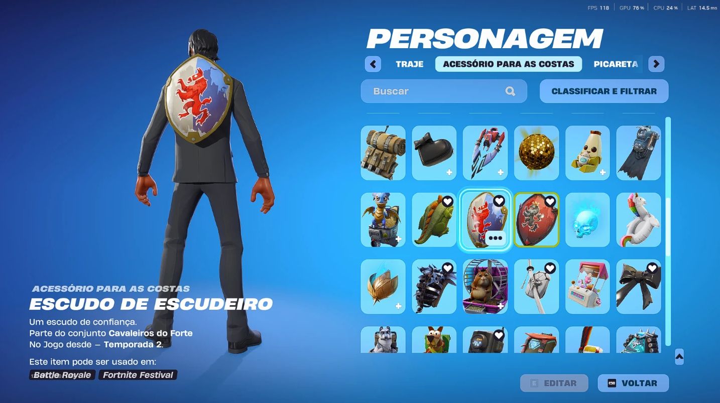 CONTA FORTNITE OG 106 SKINS | CAVALEIRO AZUL, CEIFADOR, OMEGA COMPLETA, MINTY