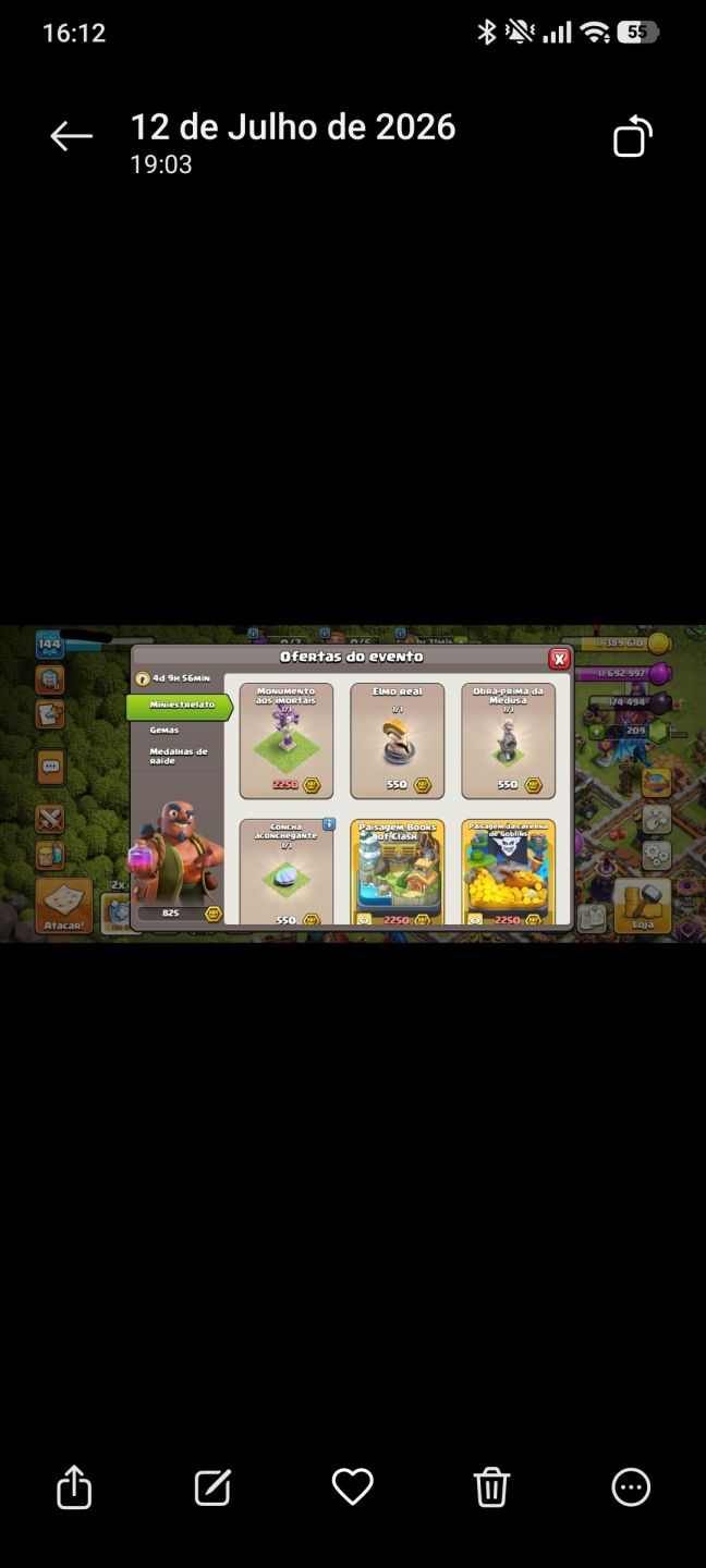 Conta de Clash of Clans - Nostalgia