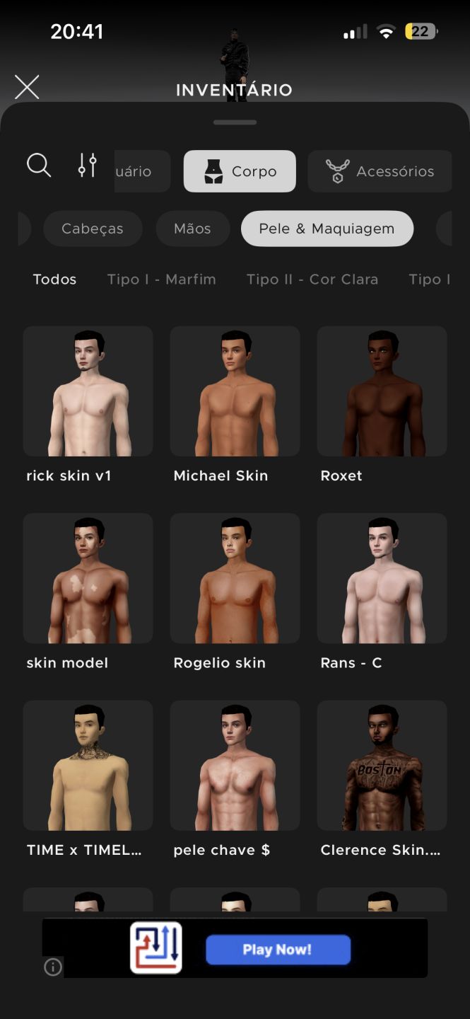 CONTA MASC IMVU AP + AGE