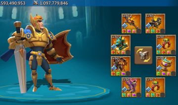 Conta lords mobile 1.500b de poder