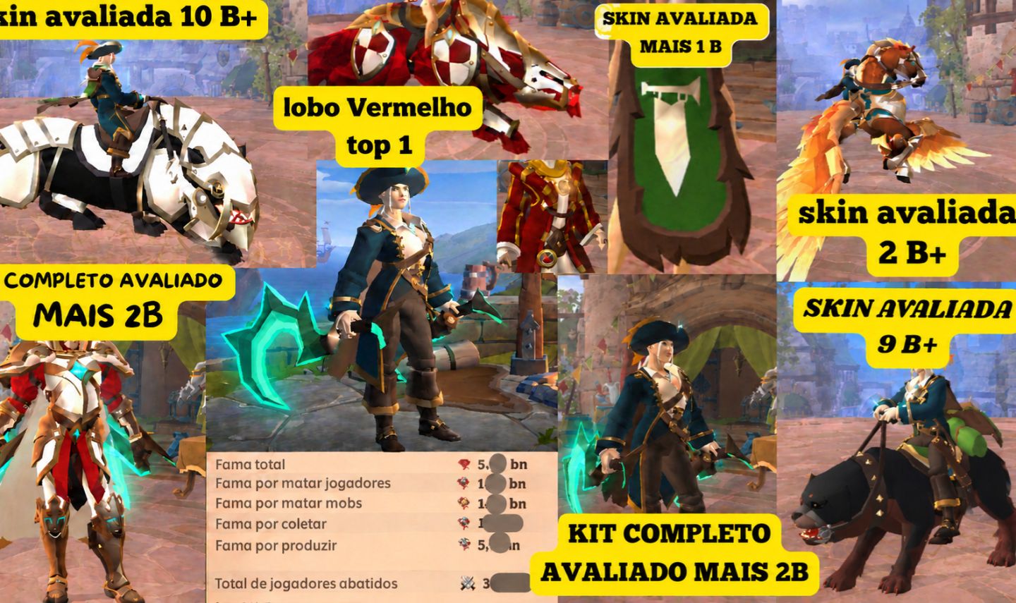 Conta excluiva e unica, skins raras, spec, fama, prata