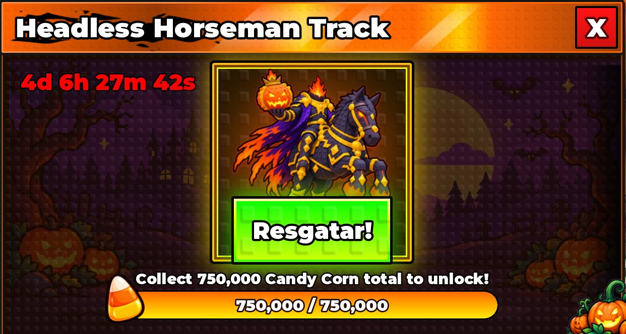 [Headless Horseman Track] Steal An Egg / Roube um Ovo Milhos Doce / Candy Corn