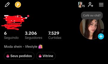 Conta tiktok 3k seguidores