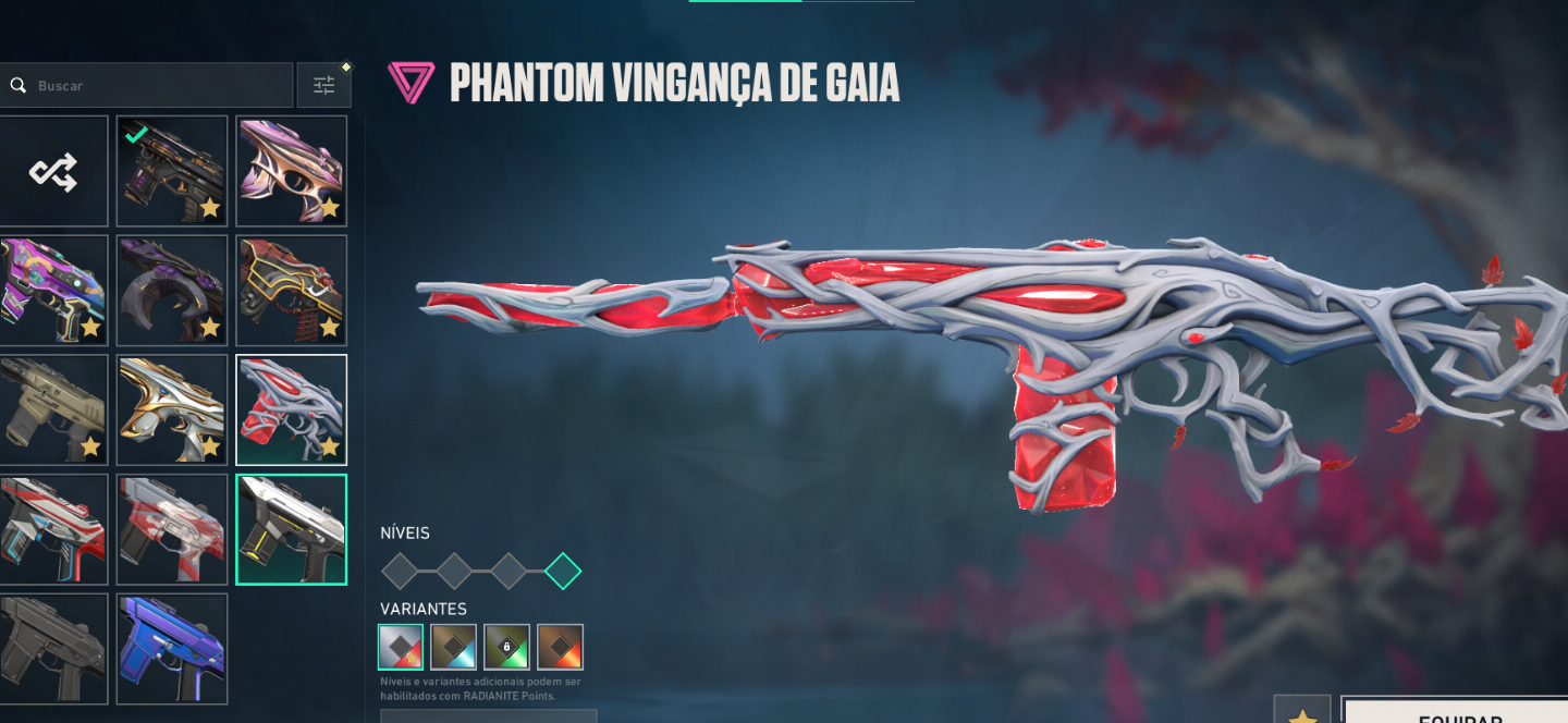 Conta gasto mais de 3k com mt skins limitadas barata