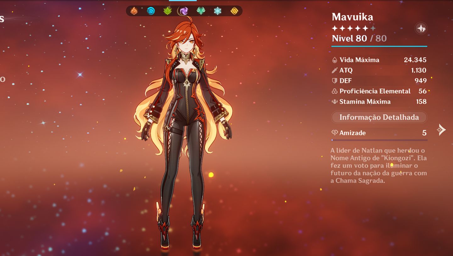 AR 48 Conta Genshin | Mavuika + Arlecchino + Neuvillette | E-mail Próprio