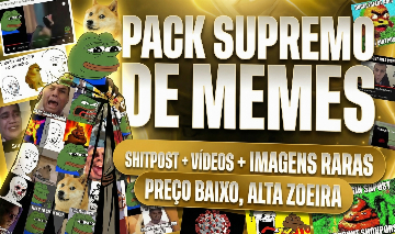 PACK ULTIMATE MEMES: ATUALIZADO 2026 - reels/youtube/tiktok (ENTREGA AUTOMATICA)