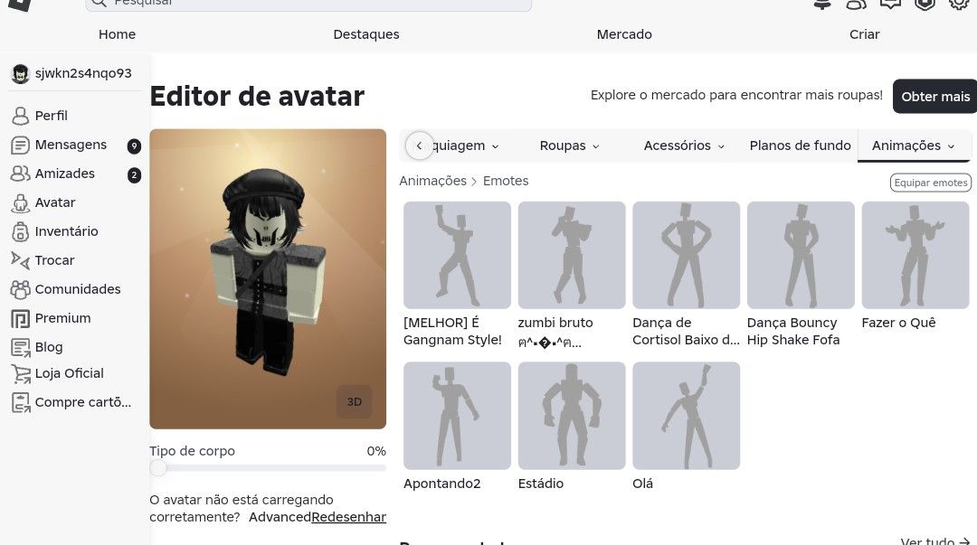 CONTA ROBLOX COM VÁRIOS ESTILOS MASCULINOS acompanha OG