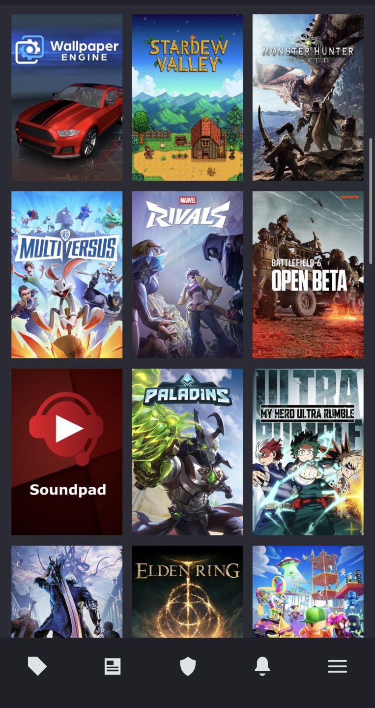 Conta Steam com Elden Ring + monster hunter w + planet zoo + palworld entre outr