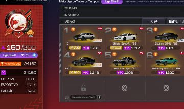 Conta Racing Master LV23 50 Carros VIP 2