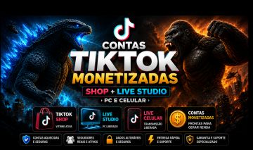 [ENTREGA AUTOMÁTICA]CONTAS TIKTOK SHOP AFILIADOS LIVE CELULAR PC E MONETIZADAS