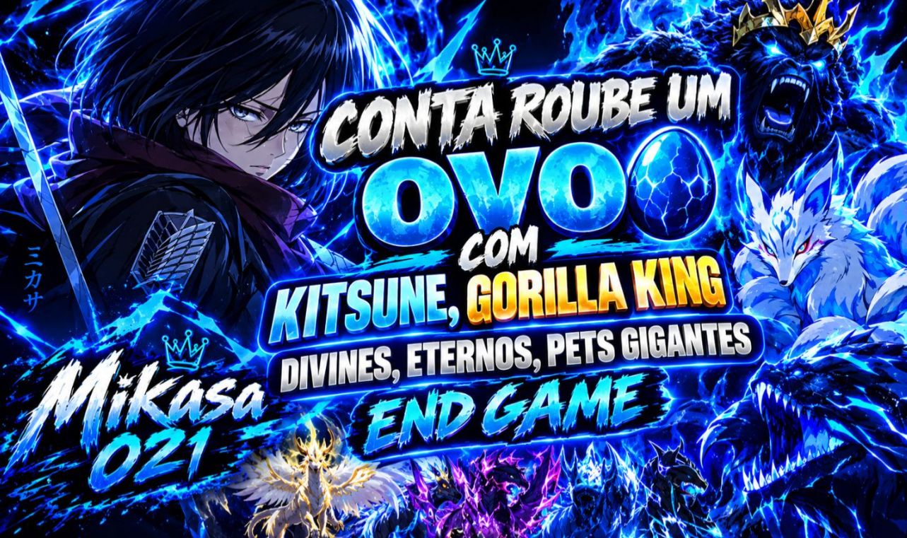 CONTA ROUBE UM OVO | KITSUNE, GORILLA KING, DIVINES E ETERNOS