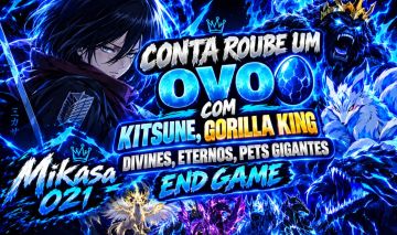 CONTA ROUBE UM OVO | KITSUNE, GORILLA KING, DIVINES E ETERNOS