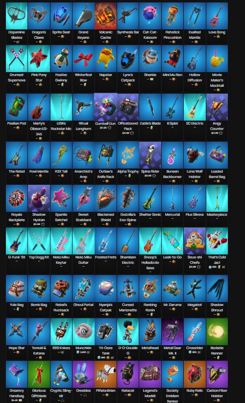 Conta fortnite muito rara mais de 130 skins e 155 picaretas