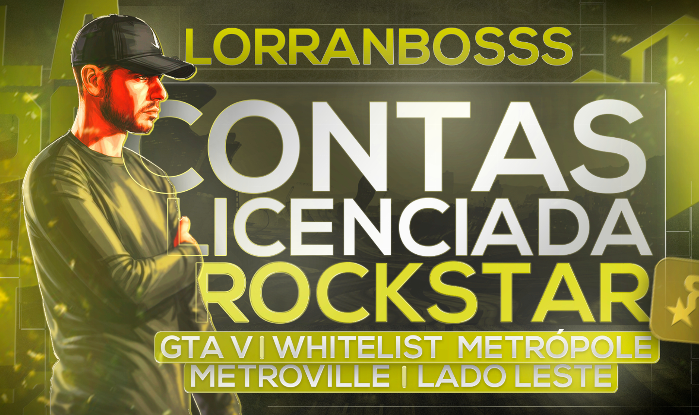 CONTAS ROCKSTAR | GTA V INSTALÁVEL | WHITELIST METROVILLE [ENTREGA AUTOMÁTICA]