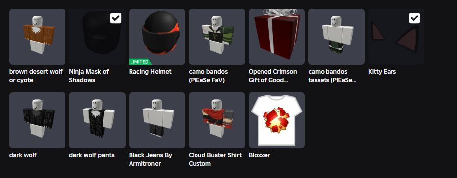 CONTA ROBLOX ANTIGA 2008 COM FACE SERIOUS CAT +5 OFFSALES E 500 RAP [UNVERIFIED]