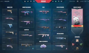 CONTA VALORANT - VÁRIAS SKINS LIMITADAS