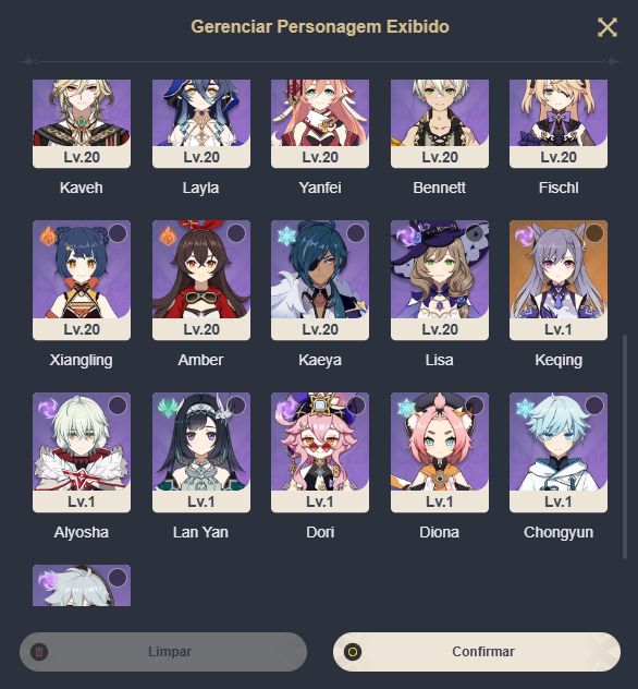 Conta genshin impact europa vesna mizuki c1 e odette