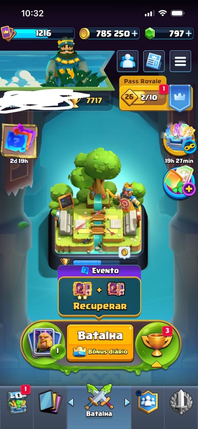 Conta de clash rara mt rara