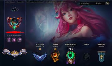 LOL DIAMANTE IV | 212 SKINS | 2 MÍTICAS + 8 LENDÁRIAS | TODOS CHAMPS|FULL ACESSO