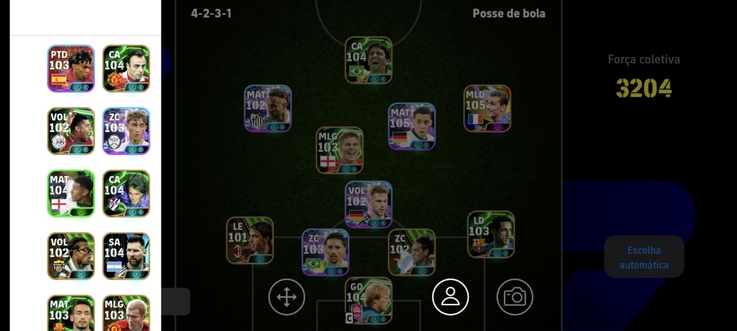 Conta efootball com jogadores raros, mais de 5 técnico, e Neymar blitz sculler