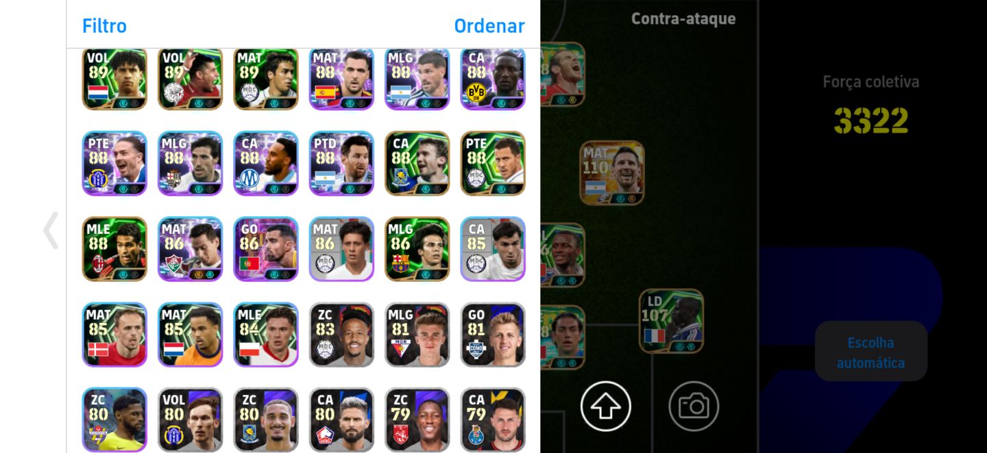 Conta eFootball Mobile - Competitivo e Coleção