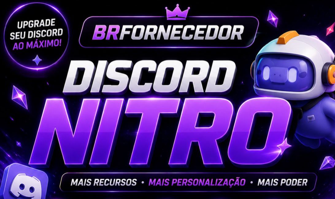DISCORD NITRO | ENTREGA AUTOMÁTICA | 30 e 90 DIAS
