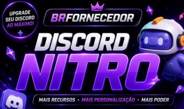 DISCORD NITRO | ENTREGA AUTOMÁTICA | 30 e 90 DIAS