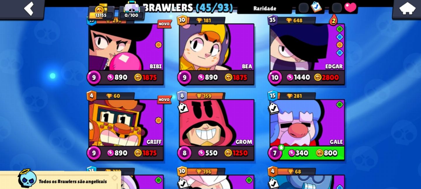 CONTA 2018 BRAWL STARS 13K +