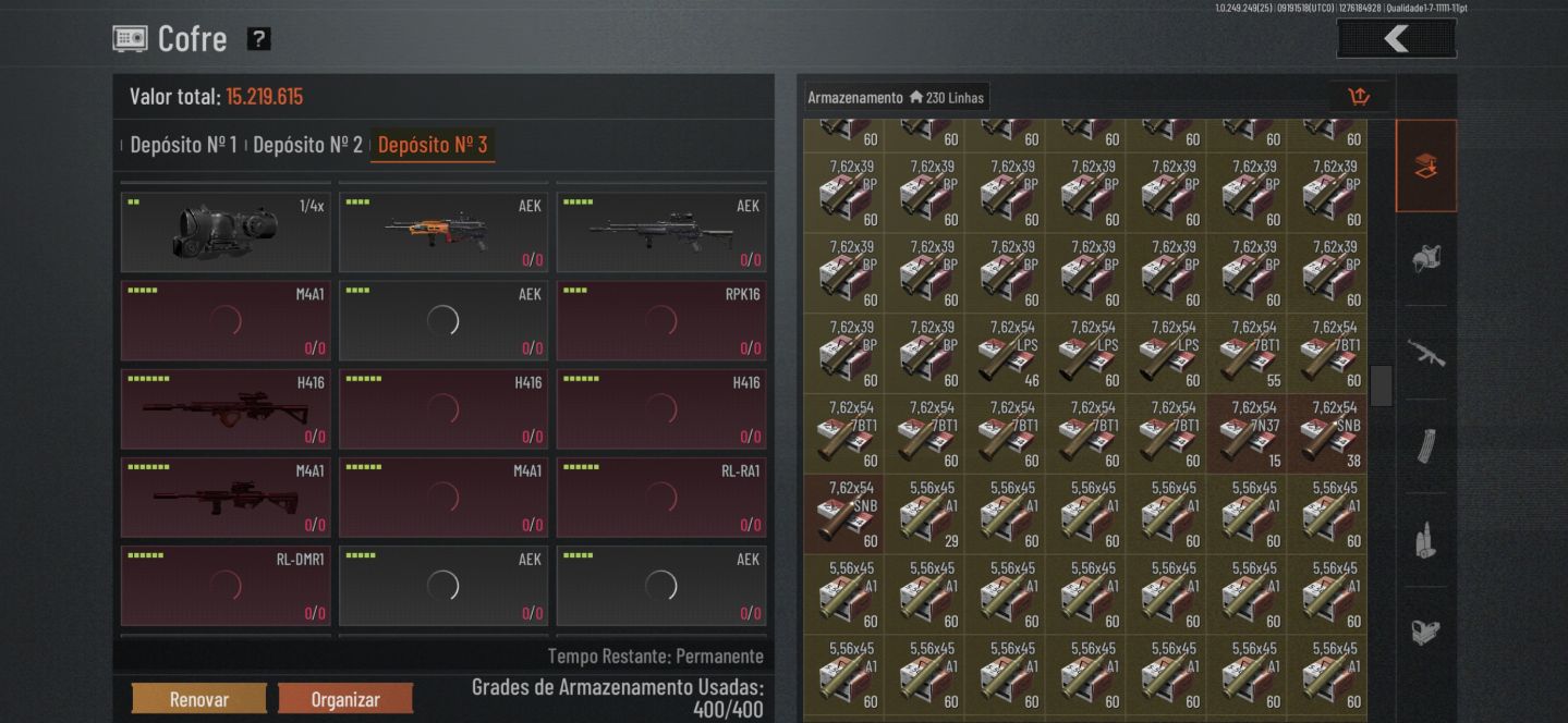 Skins de arma de personagem melhor