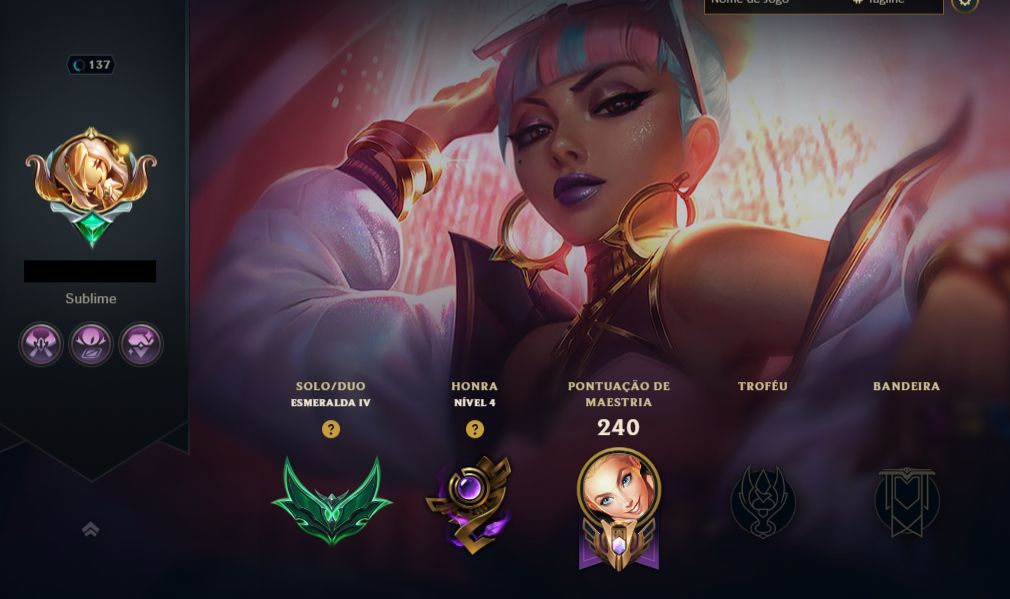Conta league of legends ESMERALDA IV | VÁRIAS SKINS | LUX ELEMENTALISTA