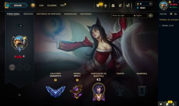 CONTA LOL DIAMANTE IV | HONRA 4 | LVL 45