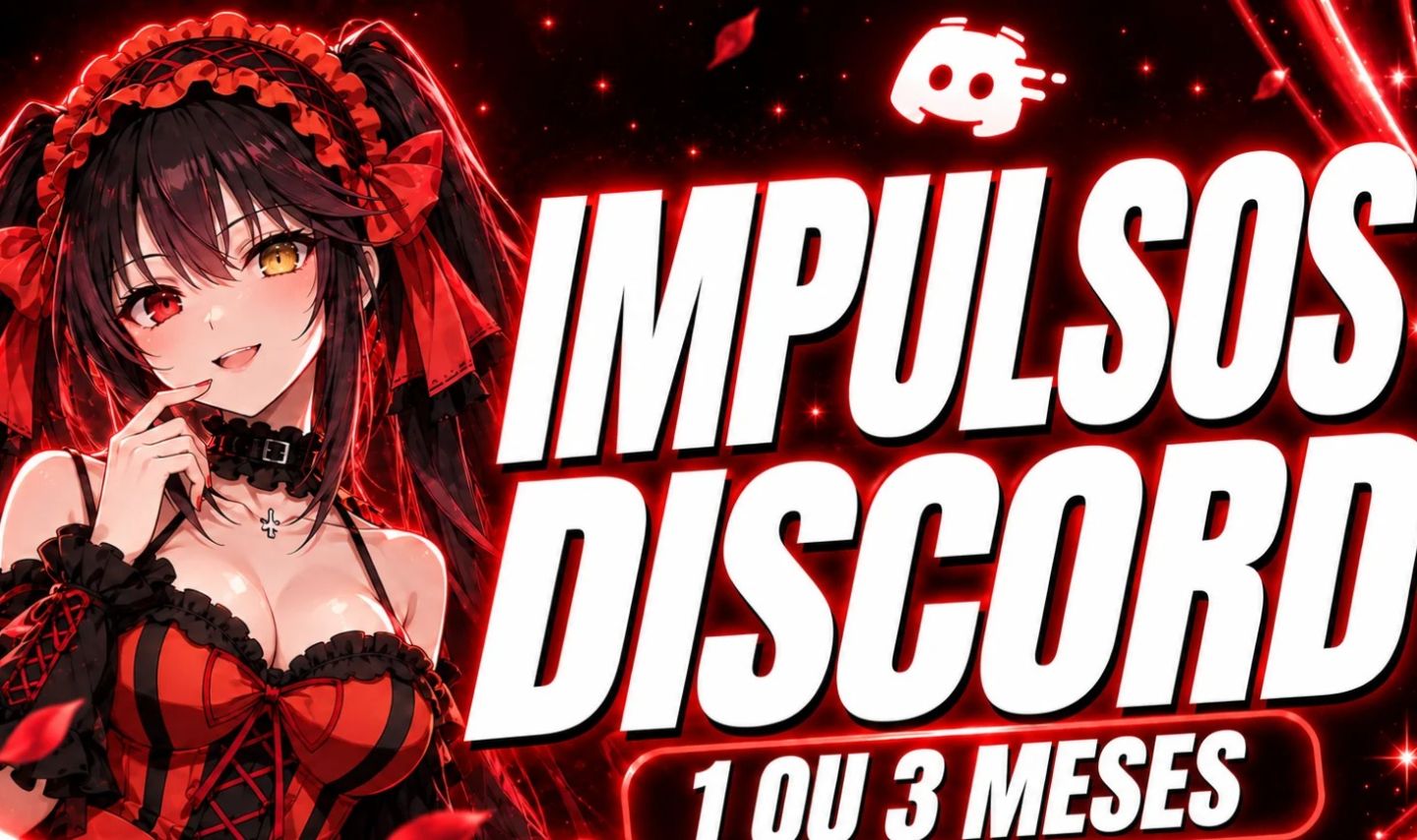 Discord Impulso no Seu Servidor 3 Meses 1 Mês