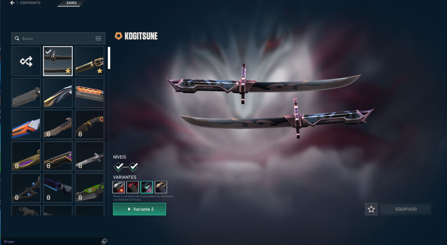 CONTA VALORANT COM SKINS EXCLUSIVAS, FACA, CARDS E SPRAYS!