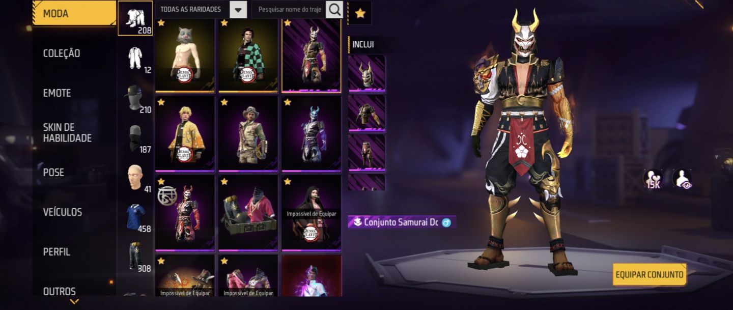 Conta com 2 Passe de Elite, Gemada, pra Rápido.