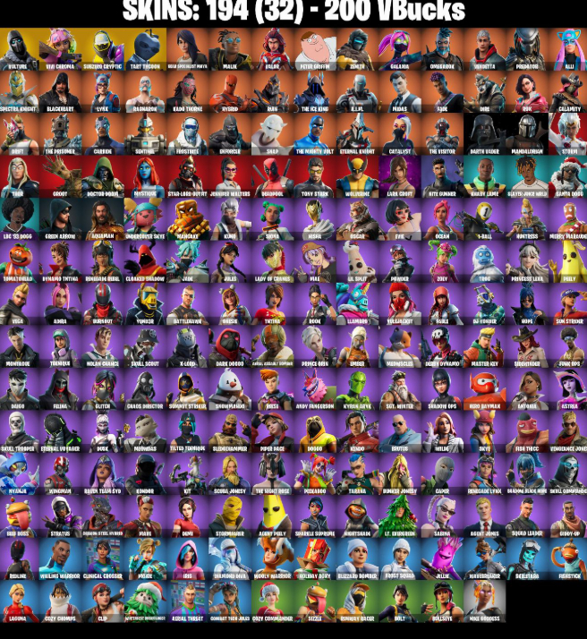 Conta Fortnite season 4 em diante