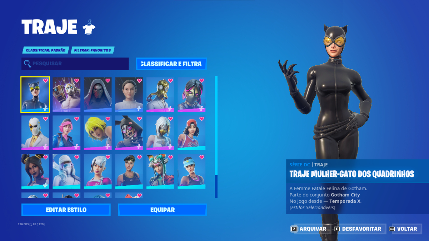 CONTA FORTNITE COM BANDIDO PSICOPATA E OUTRAS SKINS QUE NÃO VÃO VOLTAR MAIS.