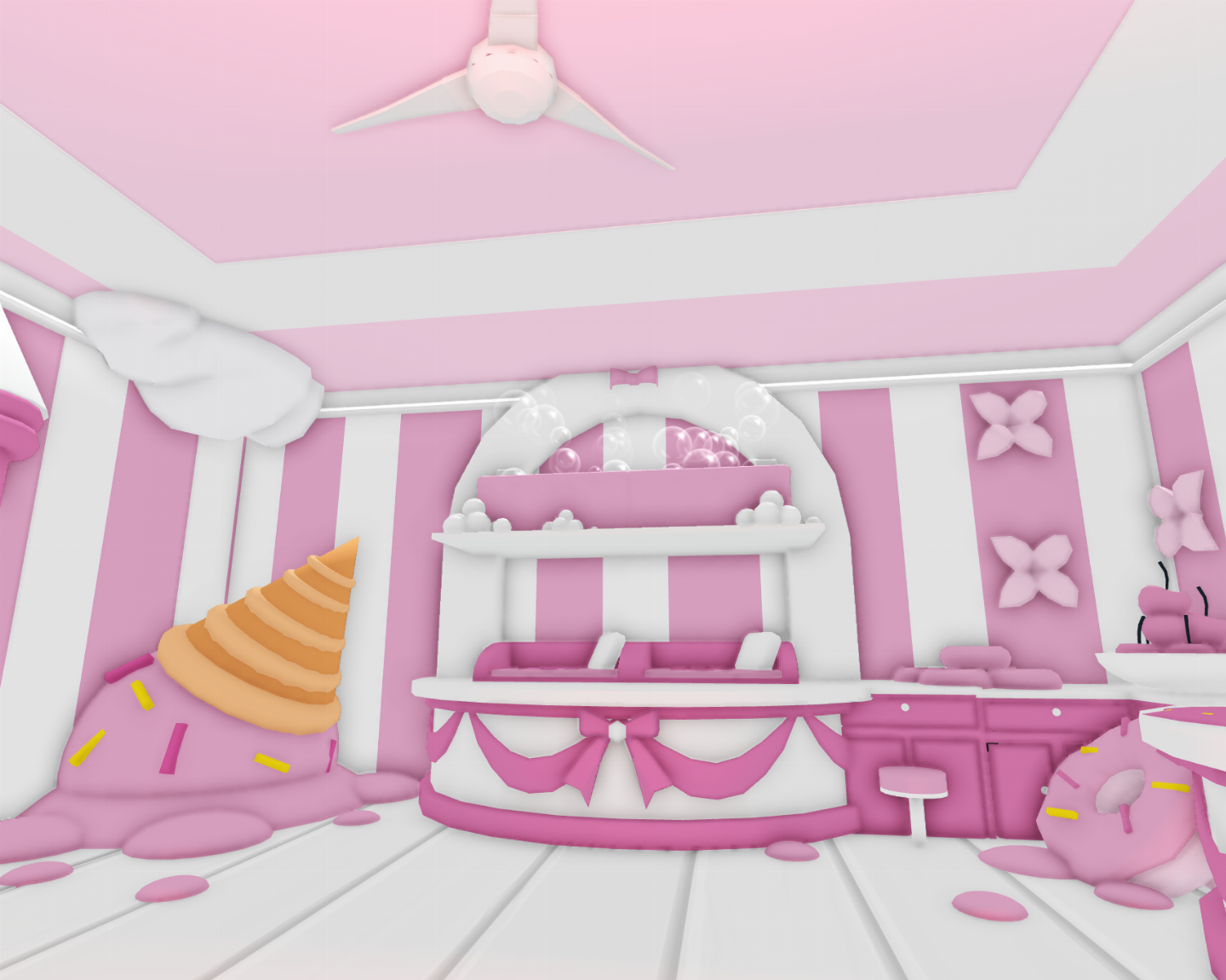 Casa Tiny Preppy (Decorada de Lebre Doce Pequeno Farm) no Adoptme!