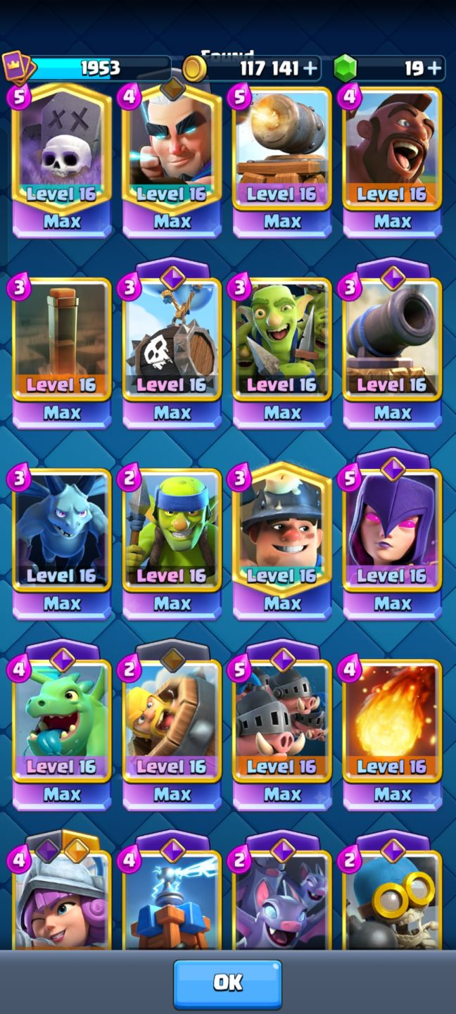 Clash Royale | Nível 16 | 3x Maior Campeão.
