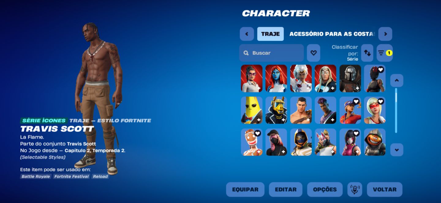 Conta fortnite