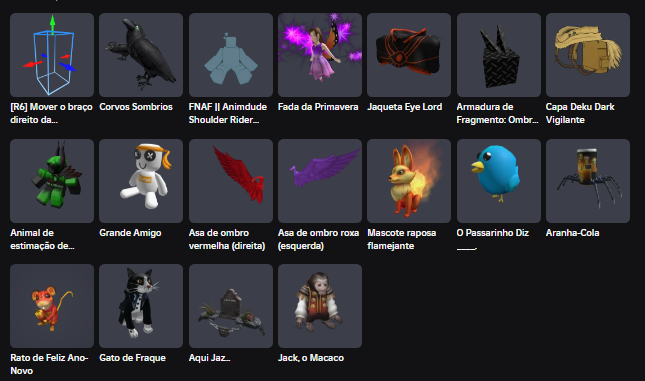 (CONTA ANTIGA DO ROBLOX DE 2016 COM 5k de RAP)