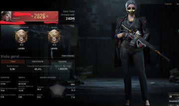 Conta Arena Breakout Infinite 240M de Stash
