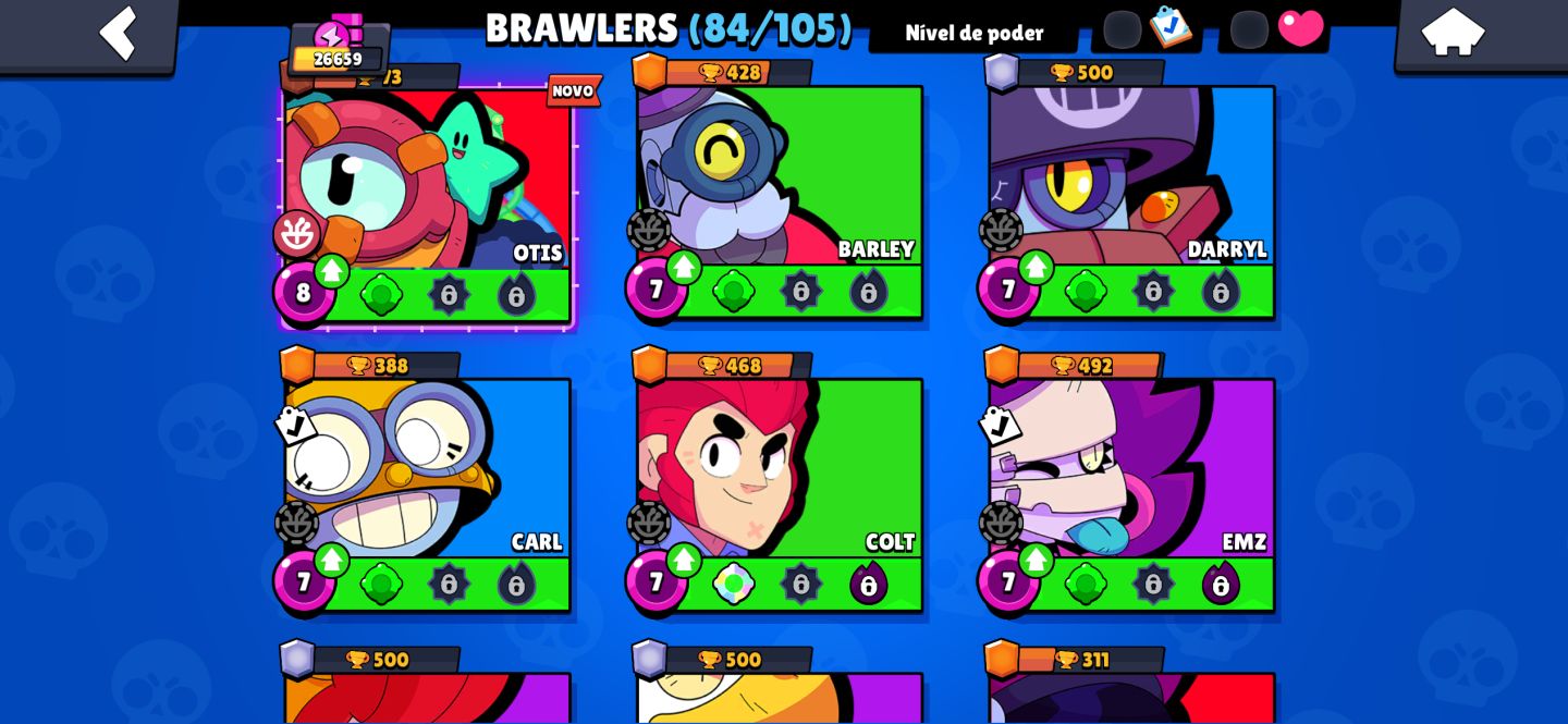 CONTA BRAWL STARS/ SKIN CORVO/ SKIN LEON/ENTRE OUTRAS. MUDANÇA DE TODOS OS DADOS