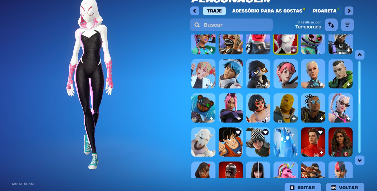 CONTA FORTNITE 240+ SKINS + SALVE O MUNDO FUNDADOR + V-BUCKS INFINITOS