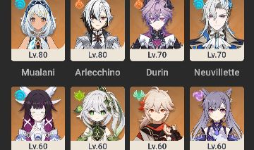 Conta de genshin, honkai star rail e zzz