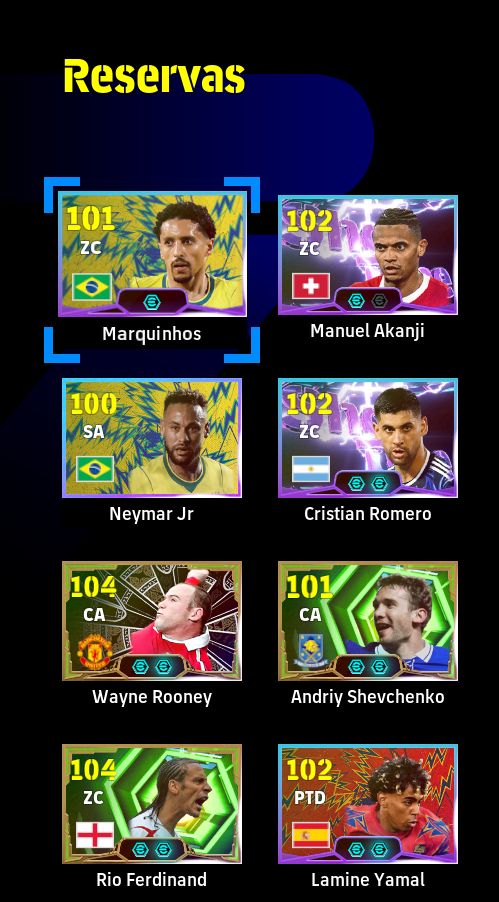 Conta EFOOTBALL - steam - Muitos ÉPICOS (TIME META)