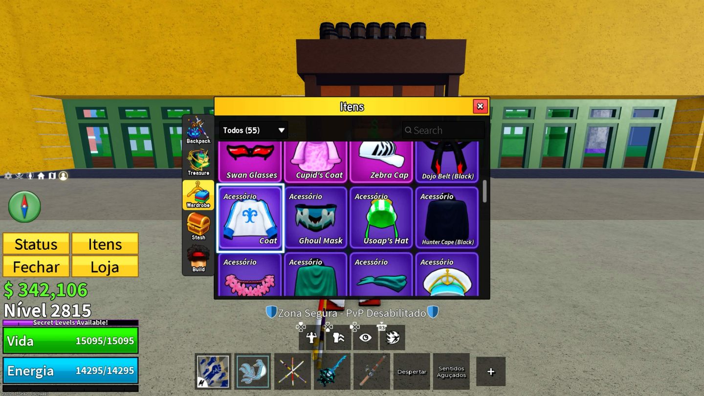 CONTA DE BLOX FRUITS COM 4 V4 - SANGUINE - ICE PERM E MUITO MAIS!!